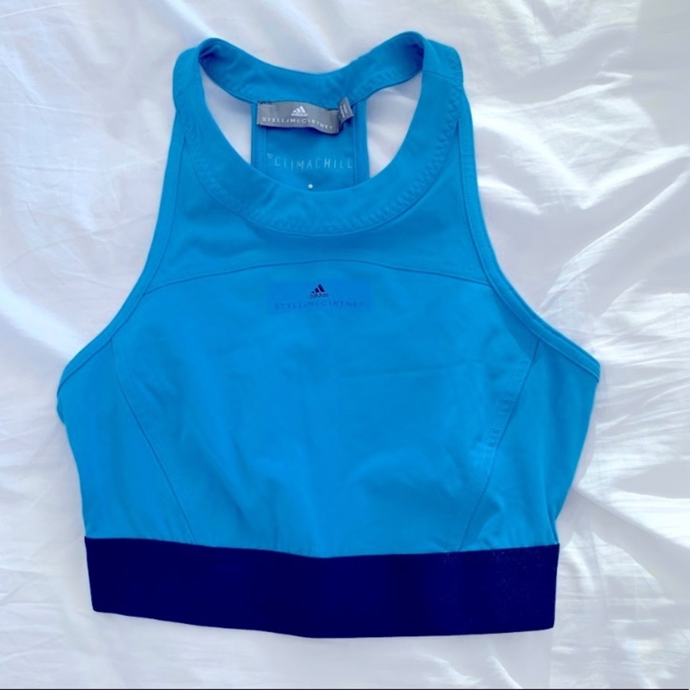Adidas by Stella McCartney women blue sports bra